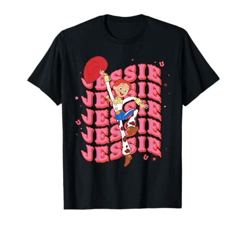 Image of Disney and Pixar's Toy Story Jessie the Cowgirl Groovy Logo T-Shirt