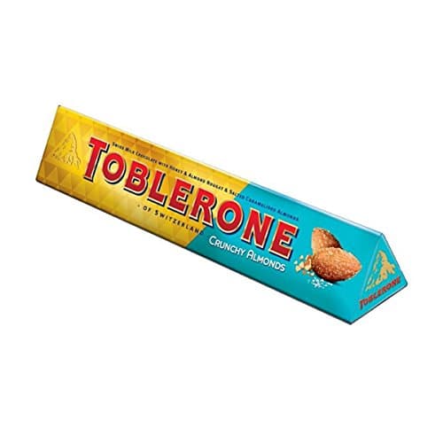 Image of Toblerone Crunchy Almond Limited Edition 360g Milk Chocolate Bar Fresh UK Stock Gift Treat