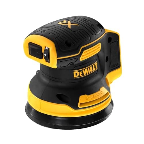 Image of DEWALT 18V XR Brushless 125mm Sander, Tool Only, DCW210N-XJ
