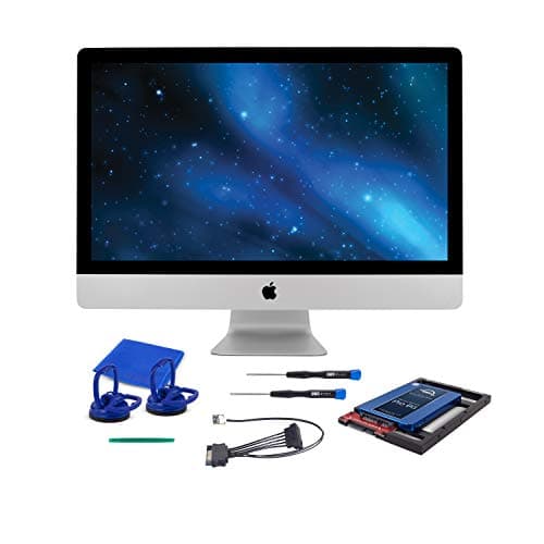 Image of OWC SSD Upgrade Bundle For 2011 iMacs, OWC Mercury Electra 500GB 6G SSD, AdaptaDrive 2.5" to 3.5" Drive Converter Bracket, In-line Digital Thermal Sensor Cable, Installation tools