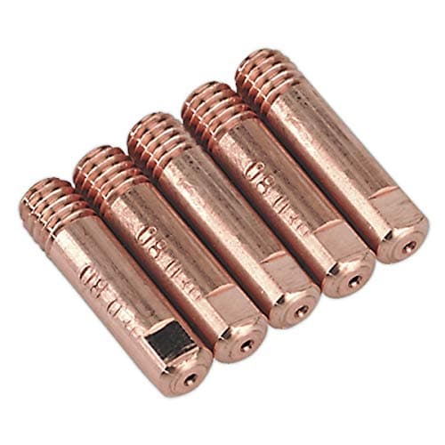Image of Sealey Mig957 Contact Tip 0.8Mm Tb15 Pack of 5