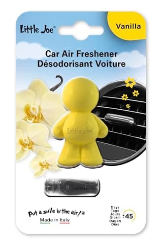 Image of Little Joe Gel Air Freshener Vanilla Scent for Car Air Vent. Long-lasting, up to 45 days. Irresistible and Fun Scent for All Ages.