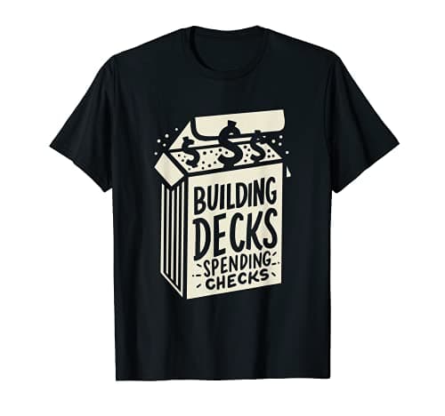 Image of Building Decks Spending Checks TCG Card Collector Card Game T-Shirt