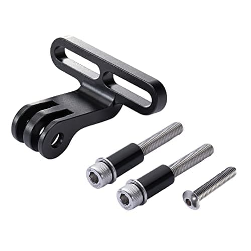 Image of VEXPLO Bicycle Handlebar Stem Mount for GoPro, Garmin, Flashlight - Full Metal Bike Stem Camera Mount with M5*40mm Shoulder Bolts
