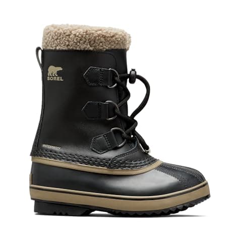 Image of Sorel Yoot Pac Tp Boot Wp Unisex Kids Waterproof Snow Boots, Black 2024, 2 UK