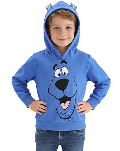 Image of Xumplo Boys Hoodie for Kids Toddler Sweatshirt Long Sleeve Jumpers with Bear Ears Top Pullover （Blue，3 Years）