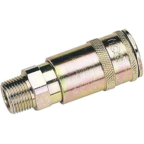 Image of Draper 51409 Vertex Taper Air Line Coupling with Male Thread, 3/8" BSP
