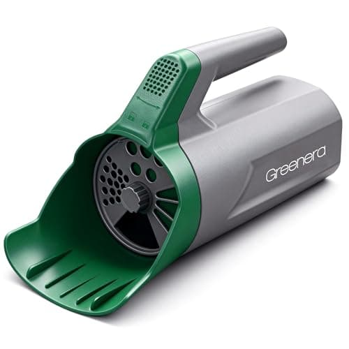 Image of Greenera 1L Handheld Seed Spreader, Mini Lawn Spreader with Adjustable Dial Salt Spreader, Precise Application, No Assembly, Multi-Use Lawn & Garden Spreader for Grass Seed, Lawn Feed