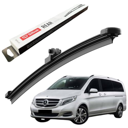 Image of Silbak Rear Windscreen Wiper, fits for MERCEDES-BENZ V-CLASS (2014 ONWARDS) Rear Wiper Blade, 400mm