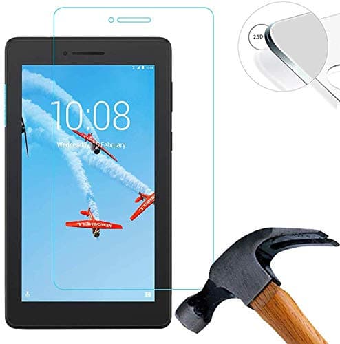 Image of Mobile Stuff Lenovo Tab E7 TB-7104F 7.0 Inch Screen Protector Glass, 9H Hardness Scratch Resistant Tempered Glass Film (Lenovo Tab E7 TB-7104F)