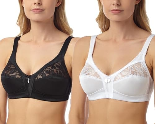 Image of 2 Pack Undercover Firm Control Soft Cup Bra BR404 Mixed 38E