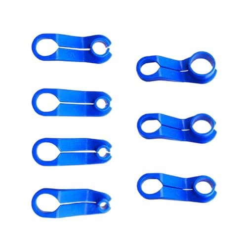 Image of 7-Piece Fuel Line Disconnect Tool Set – Quick-Release AC & Fuel Line Separator Kit, 6.35-22.2 mm Color-Coded Tips, Hardened Polymer Offset Design for Ford, GM, Mazda, HVAC & Transmission Hoses