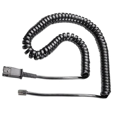 Image of Headsets Cable With RJ9 RJ11 Connectors For Headsets To Avaya J100 1600 Office Phone Integration