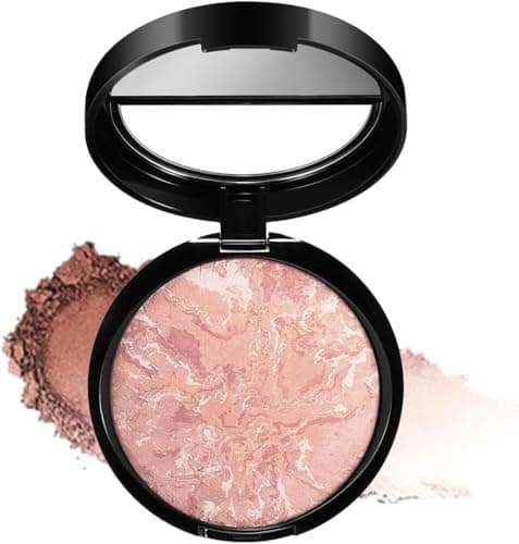 Image of Colour Correcting Powder Foundation, Baked Foundation for Mature Skin, Foundations Full Coverage, Lightweight and Breathable, Long Lasting 24h Wear, Oil Control Smooth Makeup (02# Fair)