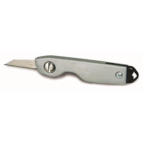 Image of Stanley 0-10-598 Hobby Knife with Folding Blade 110 mm Length Metal Body with Locking Mechanism Includes 2 Blades