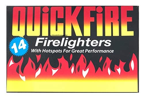 Image of Fire Lighters Quickfire Firelighters Bulk Pack Hotspots Burners BBQ COAL LIGHTERS WOOD BURNERS (24 Pack of 14)