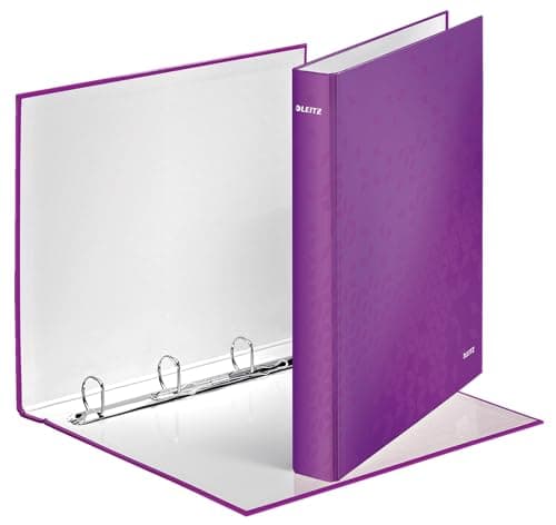 Image of Leitz Ringbinder WOW A4+ 4DR 25mm, purple