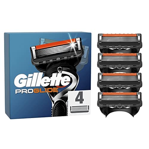 Image of Gillette ProGlide Men’s Razor Blade Refills, 4 Count, With 5 Anti-Friction Blades For A Close, Long-Lasting Shave