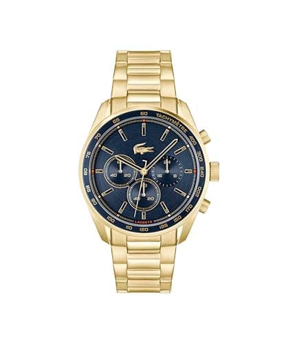 Image of Lacoste Chronograph Quartz Watch BOSTON Collection for Men with Leather or Stainless Steel bracelet in Link or Mesh