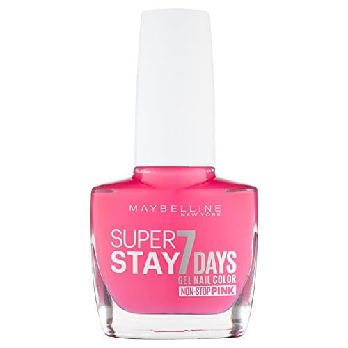 Image of Maybelline New York Super Stay 7 Days Gel Nail Polish, Long-Lasting High Shine Formula with Wide Anti-Flood Brush, 100% Precision, Shade: 160 Magenta Surge, 10 ml