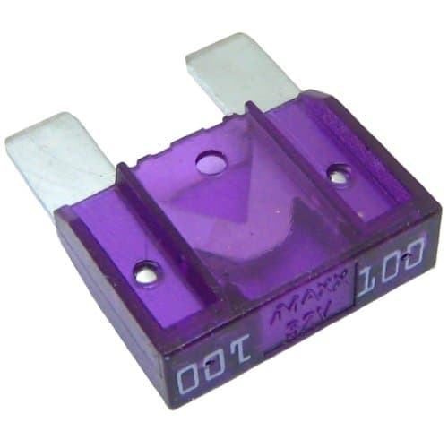 Image of All Trade Direct 10X 100 Amp Maxi Blade Fuse Car Van Truck Fuses Tractor
