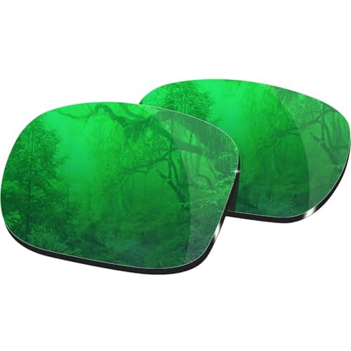 Image of HiCycle2 Replacement Lenses for Oakley Holbrook Sunglasses OO9102 55MM Thickness: 2.0mm (Green)