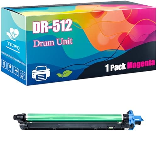 Image of TTCWQ DR-512 Drum Unit Compatible for Konica Minolta Bizhub C224 C224e C284 C284e C364 C364e C454 C454e C554 C554e Printers, with Chip, High Yield 80000 Pages, Clear Printing (Magenta)