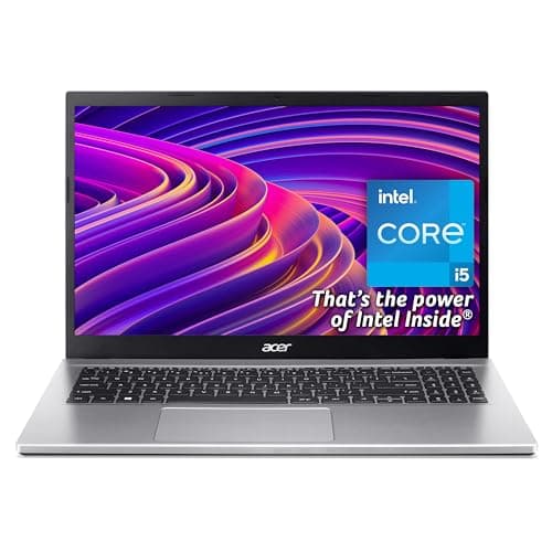 Image of acer Aspire 3 A315-59 Laptop - Intel Core i5-1235U Processor, 8GB, 512GB SSD, Integrated Graphics, 15.6" Full HD, Windows 11, Silver