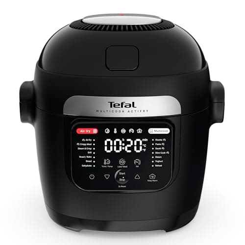 Image of Tefal Multicook Actifry MY7408G1 Air Fryer and Multicooker, 14 Programs, Crispy Results, Multilayer Yarn, Capacity 6 L, Black