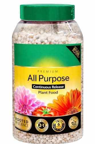 Image of All Purpose Continuous Release Plant Food 900g | Slow Release Fertiliser Granules | Feeds Plants for Up to 6 Months | Ideal for Flowers, Plants & Shrubs
