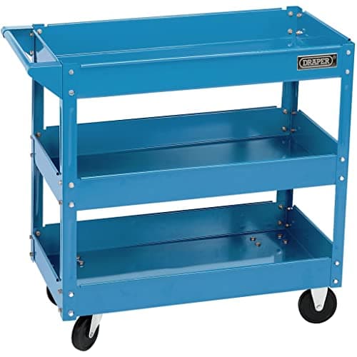 Image of Draper 07630 3-Level Trolley,Blue