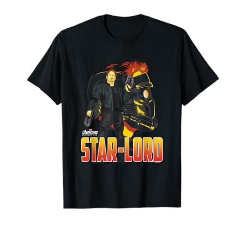 Image of Avengers Infinity War Star Lord Character T-Shirt