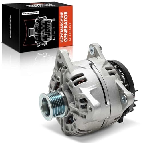 Image of Frankberg Alternator Generator Compatible with Megane 2002-2022 Master LagunaPrimastar Alternator 1.9L 2.0L 2.5L 150Amp/14V 7-Groove Pulley CW Replace# 0124525084