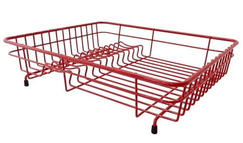 Image of Delfinware 2011 RD Drainer, Metal, RED, 105 x 430 x 365 mm