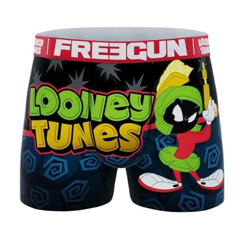 Image of FREEGUN Looney Tunes Men's Boxer Shorts, Marvin The Martian Loo12, L