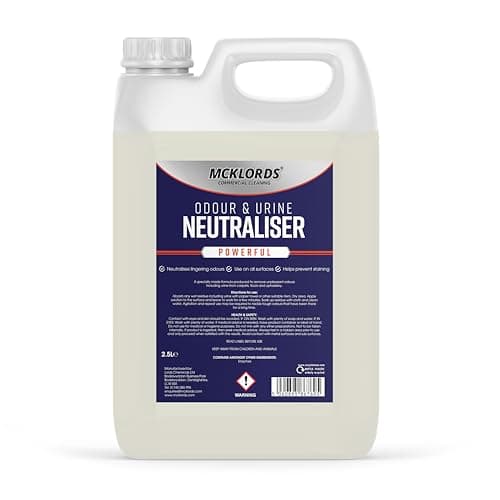 Image of McKlords - Enzyme Odour & Urine Remover 2.5L - Professional Pet Stain & Smell Eliminator - Safe for Carpets, Upholstery, Hard Floors & Pet Bedding