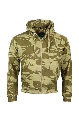 Image of Adults Camo Combat Zip Hoodies - Desert Storm Camo,Size -XXL