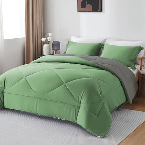 Image of beeweed King Size Duvet, 10.5 Tog Down Alternative Comforter Set with 2 Shams, Reversible Coverless Duvet Microfiber Soft Warm Bed Quilt for All Seasons, Machine Washable, 230x220cm