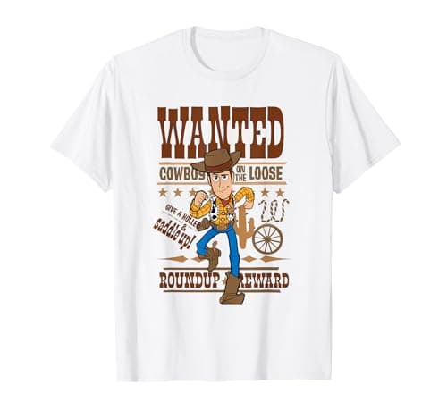 Image of Toy Story Wanted Cowboy On The Loose T-Shirt