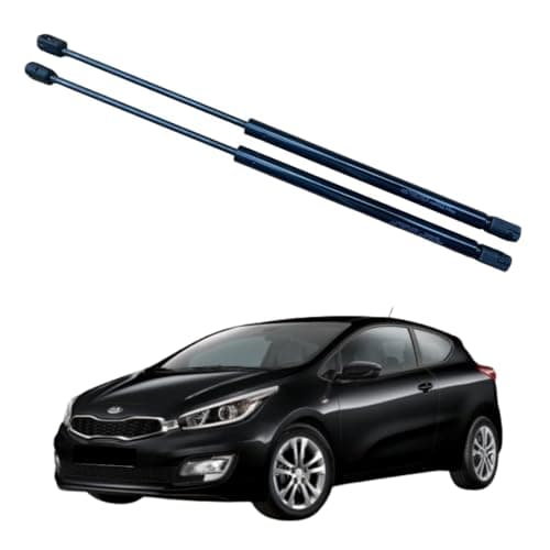 Image of MOXSTRUTS, 2x Rear Tailgate Boot Gas Spring Struts For KIA CEE'D HATCHBACK (JD) (2012-2018), Lift Support System 470 (N) 408,5 mm