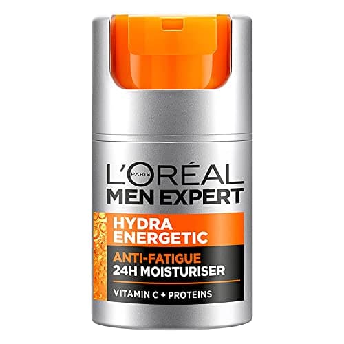 Image of L'Oréal Men Expert Anti-Fatigue Moisturiser, Hydra Energetic Men's Moisturiser With Vitamin C* Fights Appearance of Dark Circles And Hydrates Skin - 50 ml