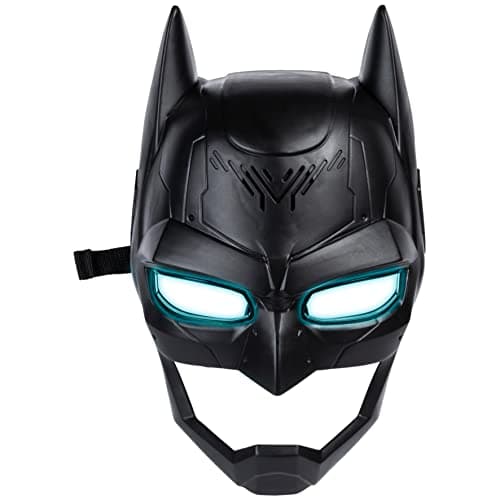 Image of DC Batman Bat-Tech Voice-Changing Mask with Over 15 Sounds, for Kids Aged 4 and up