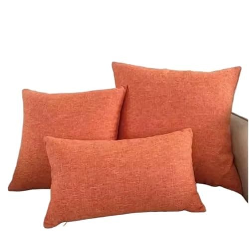 Image of CQAHDSEVF Throw Pillow Cases, Sofa Pillow Covers Multicolor Multiple Sizes Solid Cushion Cover Home Decorative Throw(Kd-03,50 x 30 cm (Pack of 1))
