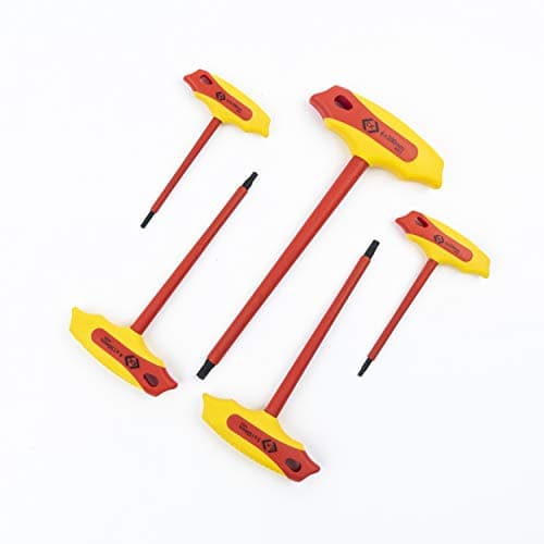 Image of C.K T4422 Insulated T-Handle Hex Key Set, 5-pcs