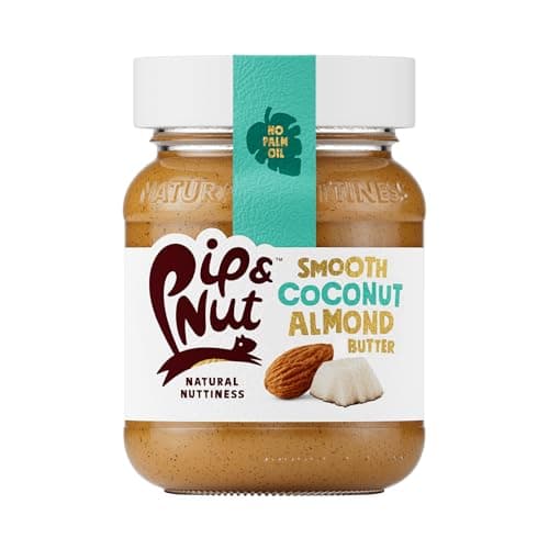 Image of Pip & Nut - Coconut Almond Butter (6 x 170g) | Natural Nut Butter, No Palm Oil, No Added Sugar, Hi-Oleic Almonds, High in Unsaturated Fats, Gluten Free, Vegan, Dairy Free