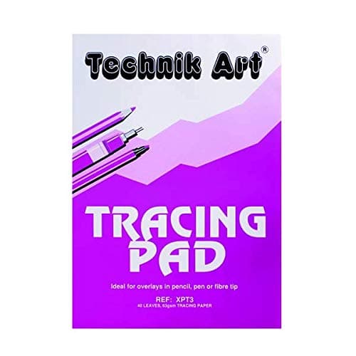 Image of Technik Art Tracing Pad 63gsm A3 40 Sheets XPT3 + Free FINCHLEY Pen