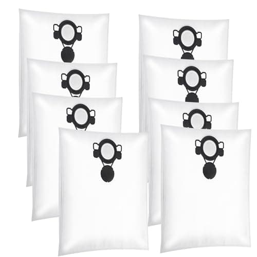 Image of 8 Pack Replacement Vacuum Bags Compatible with Nilfisk Alto Aero 20/21/25/26/31/VL200, High Efficiency Dust Filter Bags for VC2010L/VC2511L/VC2512L/VC3011L