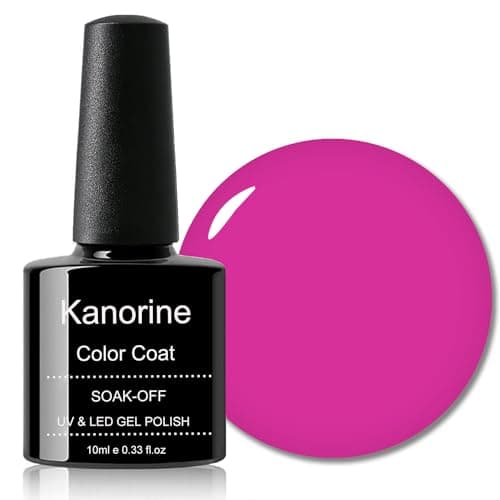 Image of KANORINE Gel Polish Soak-Off UV/LED Gel Nail Polish red purple Color Coat Gel Nail Varnish Nail Art TYPE 10ml