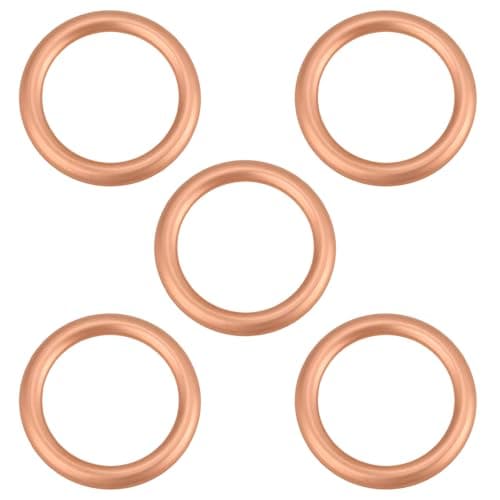 Image of Briny River 5pcs Oil Drain Plug Sealing Ring 22x16x2mm 009112724 Compatible with RENAULT