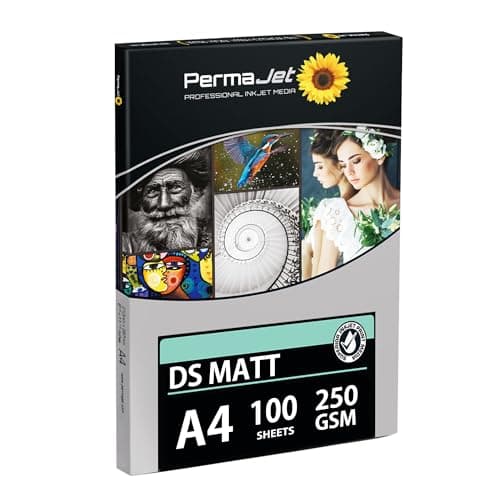 Image of PermaJet Double Sided Matt 250 | A4 100 Sheets | Double Sided Matt Photo Inkjet Paper